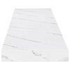 vidaXL Prateleira de Parede 4 pcs M&aacute;rmore Branco 120 x 23,5 x 4 cm