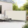 vidaXL Toldo lateral retr&aacute;til para p&aacute;tio 600x160 cm cor creme