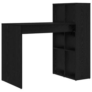 vidaXL Mesa Carvalho Preto Derivados de Madeira 108 x 55 x 103.5 cm