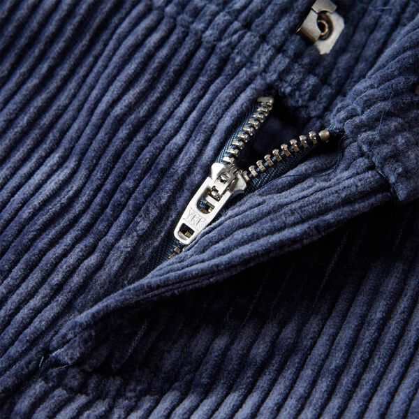 Cal&ccedil;as para crian&ccedil;as bombazina azul-marinho 128