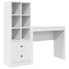 vidaXL Mesa Branco 135,5 x 40 x 127 cm 2 unid.