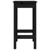 vidaXL 5 pcs conjunto de bar pinho maci&ccedil;o preto