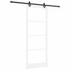 vidaXL Porta Deslizante Branco 93 x 232 cm