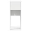 vidaXL Suporte torre de computador com gaveta 30x44x74 cm branco