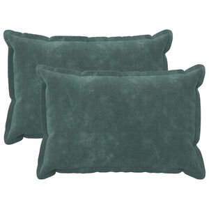 vidaXL Capa almofada 2 pcs HOUTEN Azul mar 30 x 50 cm