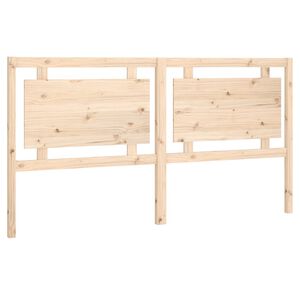 vidaXL Cabeceira de cama 185,5x4x100 cm madeira de pinho maci&ccedil;a