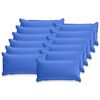 vidaXL Capa almofada 12 unid. HOUTEN Azul Royal 40 x 80 cm Poli&eacute;ster