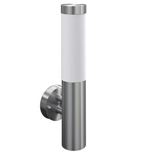vidaXL Candeeiro de parede RVS p/ interior e exterior &agrave; prova de &aacute;gua