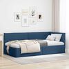 vidaXL Estrutura de Cama de Canto Azul 80 x 200 cm Veludo