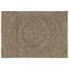 vidaXL Tapetes de &aacute;rea Natural e Preto 140 x 200 cm Juta