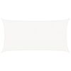 vidaXL Guarda-Sol em PEAD retangular 2x4 m branco