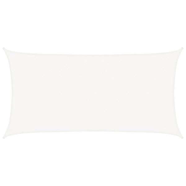 vidaXL Guarda-Sol em PEAD retangular 2x4 m branco