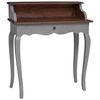 vidaXL Secret&aacute;ria madeira de mogno maci&ccedil;a 80x40x92 cm