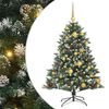 vidaXL &Aacute;rvore de Natal Artificial Verde 120 cm PVC, Pl&aacute;stico e A&ccedil;o