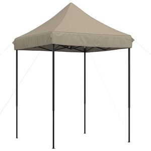 vidaXL Tenda p/ festas pop-up dobr&aacute;vel 200x200x306cm cinza-acastanhado