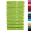 vidaXL Toalhas premium SOLUND 10 pcs 100x200 cm 600 gsm verde ma&ccedil;a