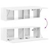 vidaXL Gabinete para TV 8 pcs Branco Brilhante