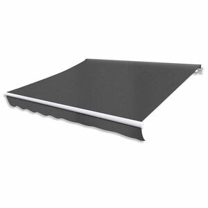 vidaXL Toldo dobr&aacute;vel motorizado 400 cm antracite