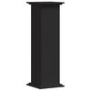 vidaXL Suporte para plantas 33x33x100 cm derivados de madeira preto