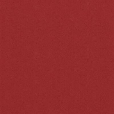 vidaXL Tela de varanda 120x600 cm tecido Oxford vermelho