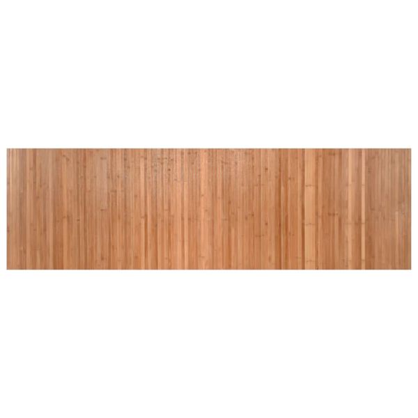 vidaXL Tapete retangular 60x200 cm bambu cor natural