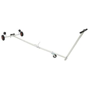 vidaXL Reboque de barco ajust&aacute;vel com pneus pneum&aacute;ticos 200 kg Load