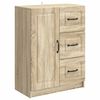 vidaXL Buffet Carvalho Sonoma 66 x 34,5 x 87 cm Derivados de Madeira