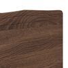 vidaXL Cabeceira Carvalho Marrom 200 cm Madeira processada
