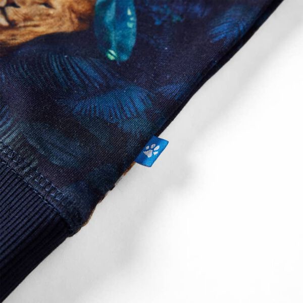 Camisola para crian&ccedil;a azul-marinho 116