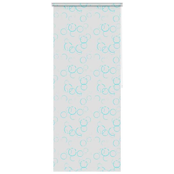 vidaXL Estore de rolo para o duche 120x240 cm bolhas