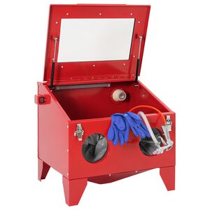 vidaXL Cabine de Jateamento 150 L 125 PSI A&ccedil;o laminado a frio