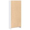 vidaXL Estante 60x24x143 cm derivados de madeira branco brilhante