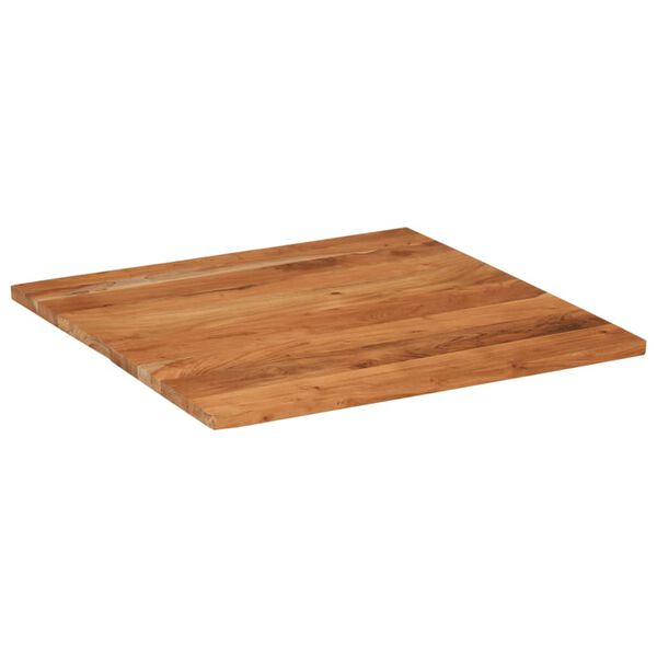 vidaXL Tampo de mesa quadrado 80x80x2,5 cm madeira de ac&aacute;cia maci&ccedil;a