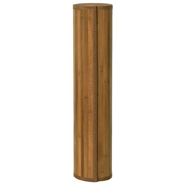 vidaXL Tapete retangular 60x100 cm bambu castanho