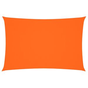 vidaXL Para-sol estilo vela tecido oxford retangular 2x4 m laranja