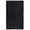 vidaXL Tapete felpudo de pelo alto &ldquo;NAVARRA&rdquo; preto 60x100 cm poli&eacute;ster
