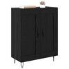 vidaXL Buffet Carvalho Preto 69,5 x 34 x 90 cm