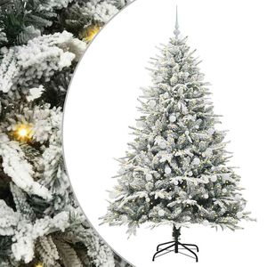 vidaXL &Aacute;rvore de Natal Artificial Pr&eacute;-iluminada com Conjunto de Bolas