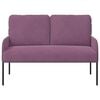 vidaXL Sof&aacute;s com almofada 110cm Roxo Contraplacado