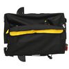 vidaXL Reboque para bicicleta 30 kg ferro preto e amarelo