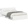 vidaXL Estrutura de Cama com Armazenamento Branco 150 x 200 cm