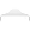 vidaXL Teto para tenda de festas 4x3 m 270 g/m&sup2; branco
