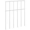 vidaXL Painel de Cerca para Jardim 48 unid. 25 x 30 cm A&ccedil;o Galvanizado