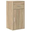 vidaXL Buffet com gaveta Carvalho Sonoma 38 x 34 x 75 cm