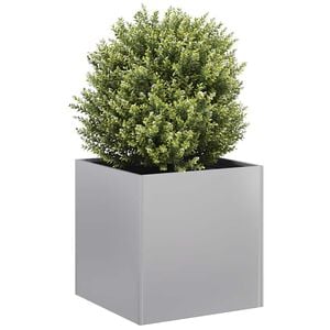 vidaXL Planter 40x40x40 cm a&ccedil;o galvanizado