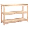 vidaXL Mesa consola 110x40x74 cm madeira de pinho maci&ccedil;o