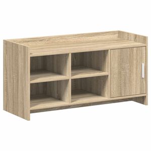 vidaXL Arm&aacute;rio de Sapatos com porta Carvalho Sonoma 100 x 39,5 x 51 cm
