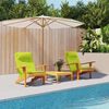 vidaXL Almofadas de cadeira 2 pcs Verde brilhante. 58 x 77 x 4,5 cm