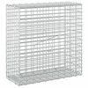 vidaXL Gabion com fio de 3,5 mm e malha de 5x2,5 cm 50x20x50 cm