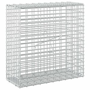 vidaXL Gabione com Fio de 3,5 mm e Malha de 5x2,5 cm 50x20x50 cm